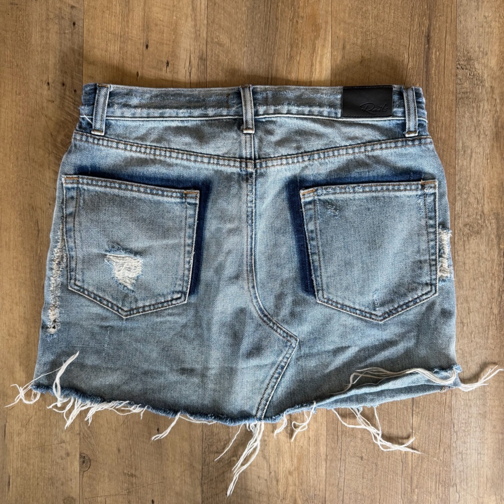 Rails Wynonna Cut Off Skirt | Medium Vintage Wash - Picture 6 of 9